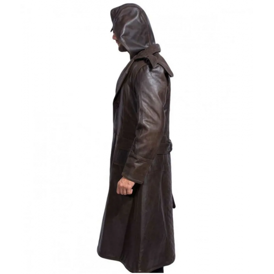 Assassins Creed Syndicate Jacob Leather Trench Coat Costume